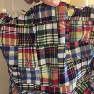 J. Crew Dresses - Strapless madras dress J. Crew Dresses - Strapless madras dress